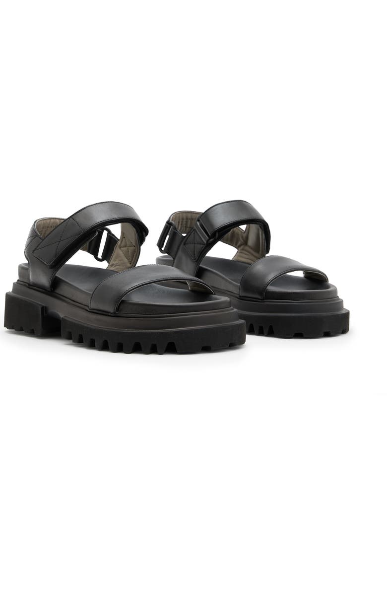 AllSaints Rory Ankle Strap Sandal, Main, color,