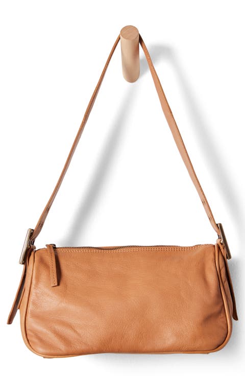 Army Candy Leather Baguette Bag