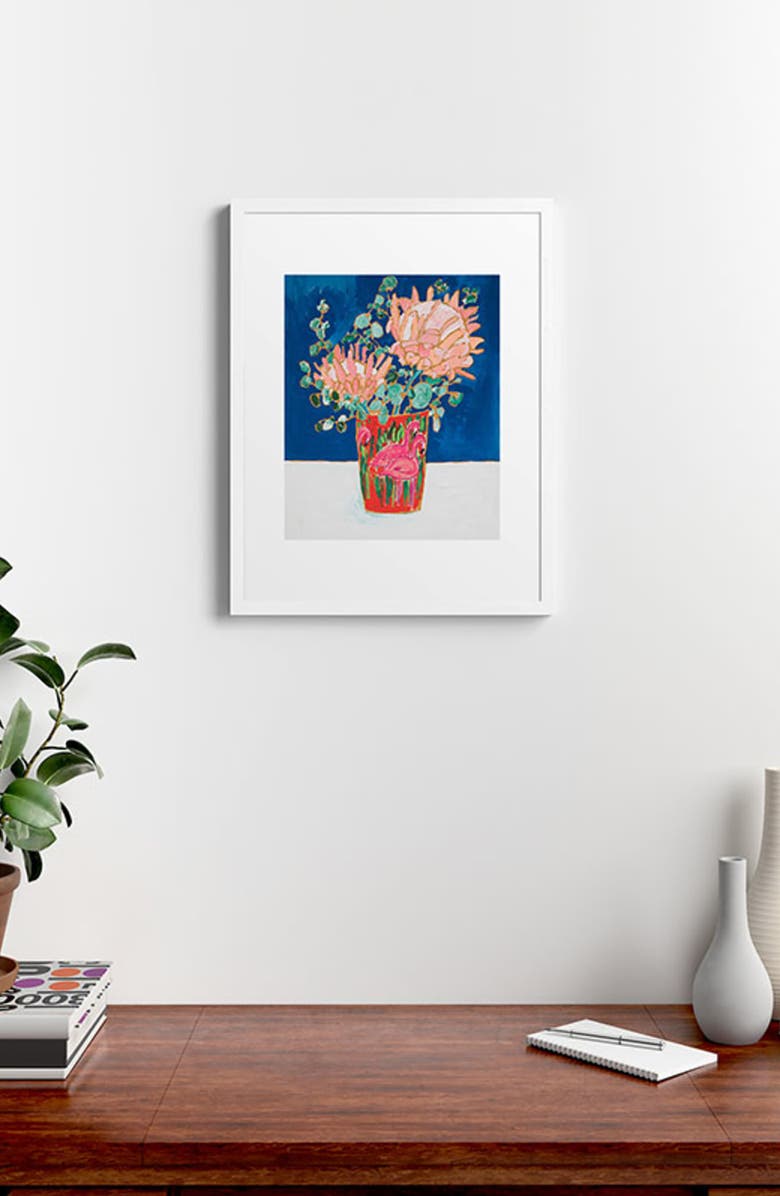 Deny Designs Magical Marrakech Framed Art Print, Alternate, color, Blue