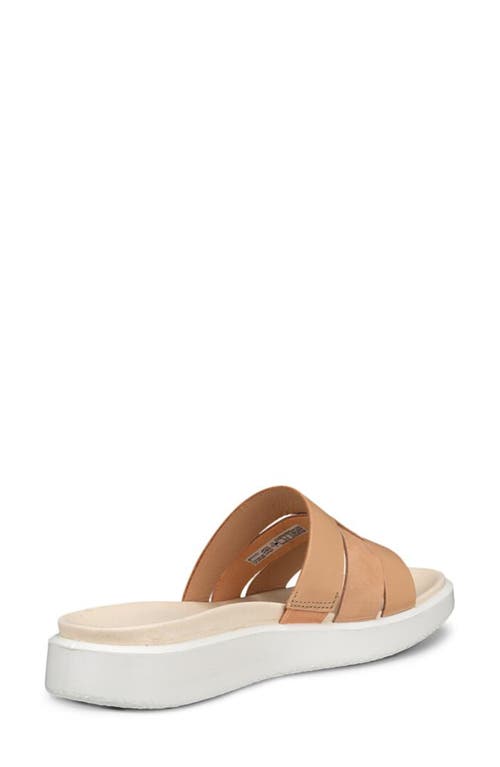 Ecco Flowt Oasis Slide Sandal In Biscuit/biscuit