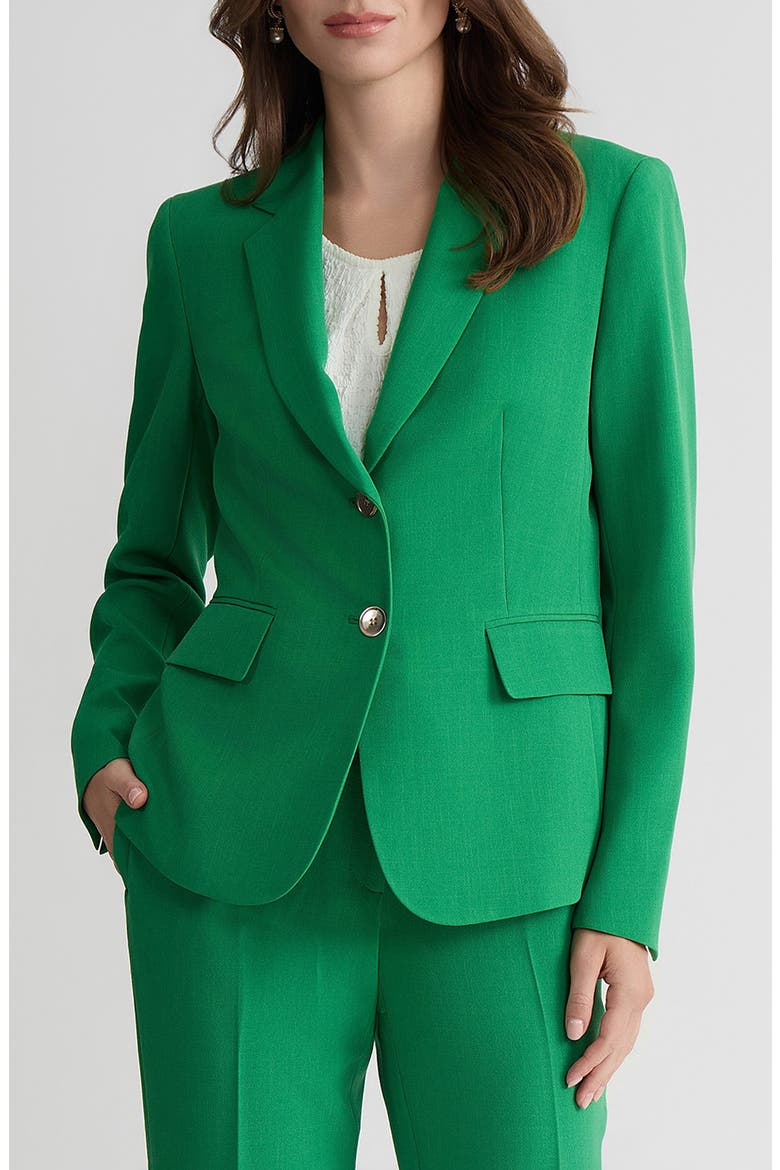 Two-Button Blazer, Main, color, LUSH GREEN