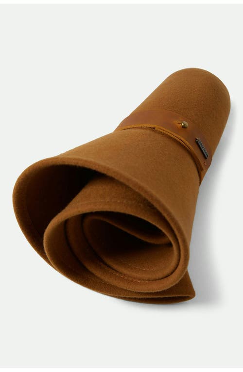 Brixton Eleanor Packable Wool Felt Hat In Brown