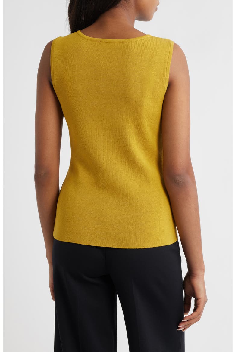 Scoop Neck Sweater Tank, Alternate, color, OCHRE