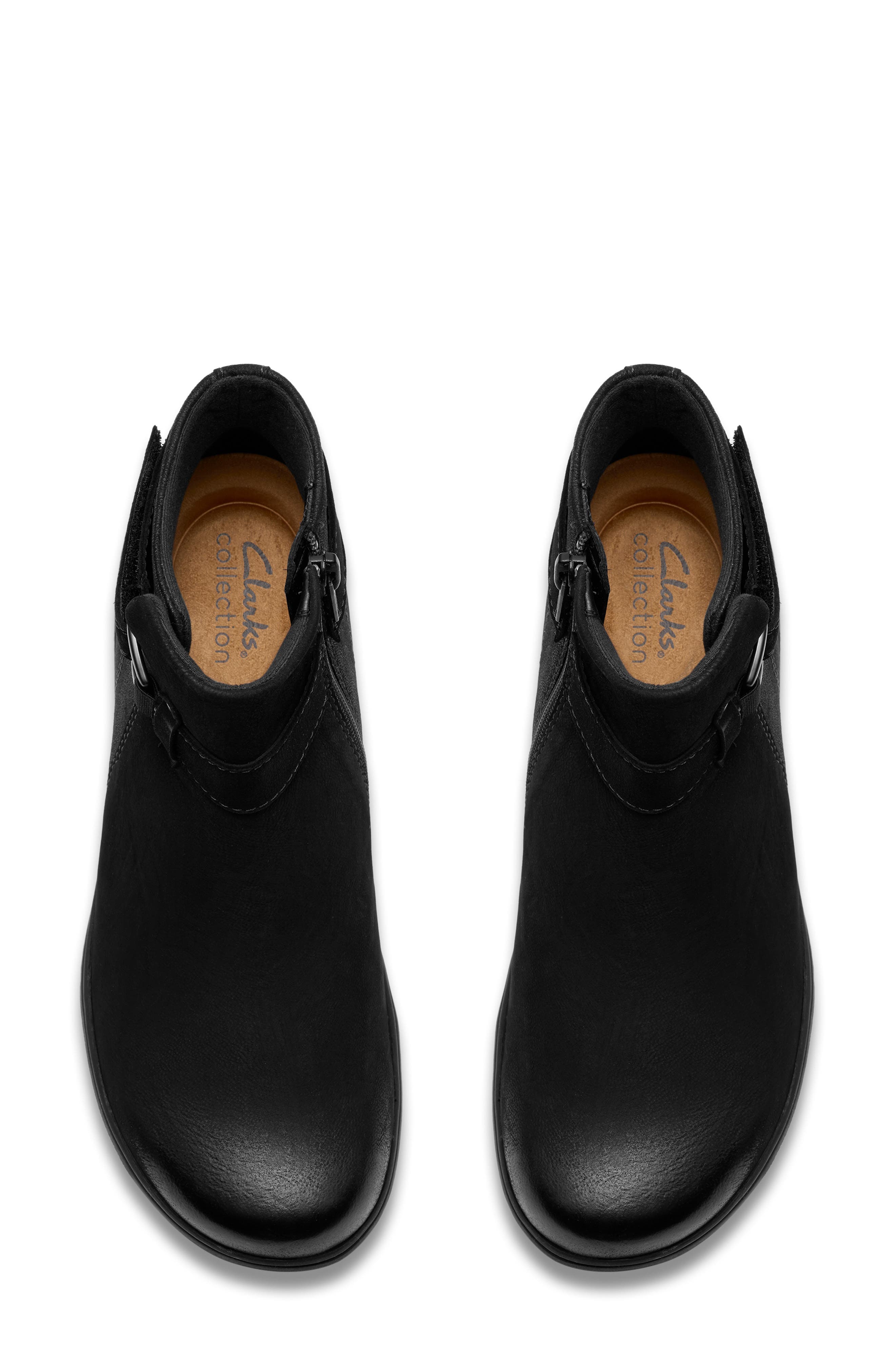 Clarks<sup>®</sup> Carleigh Drift Bootie, Alternate, color, Black Combi