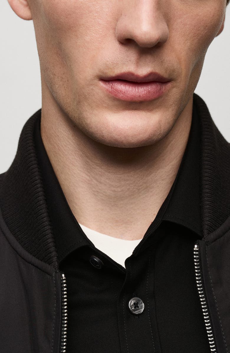 MANGO Regular Fit Insulated Bomber Jacket, Alternate, color, 