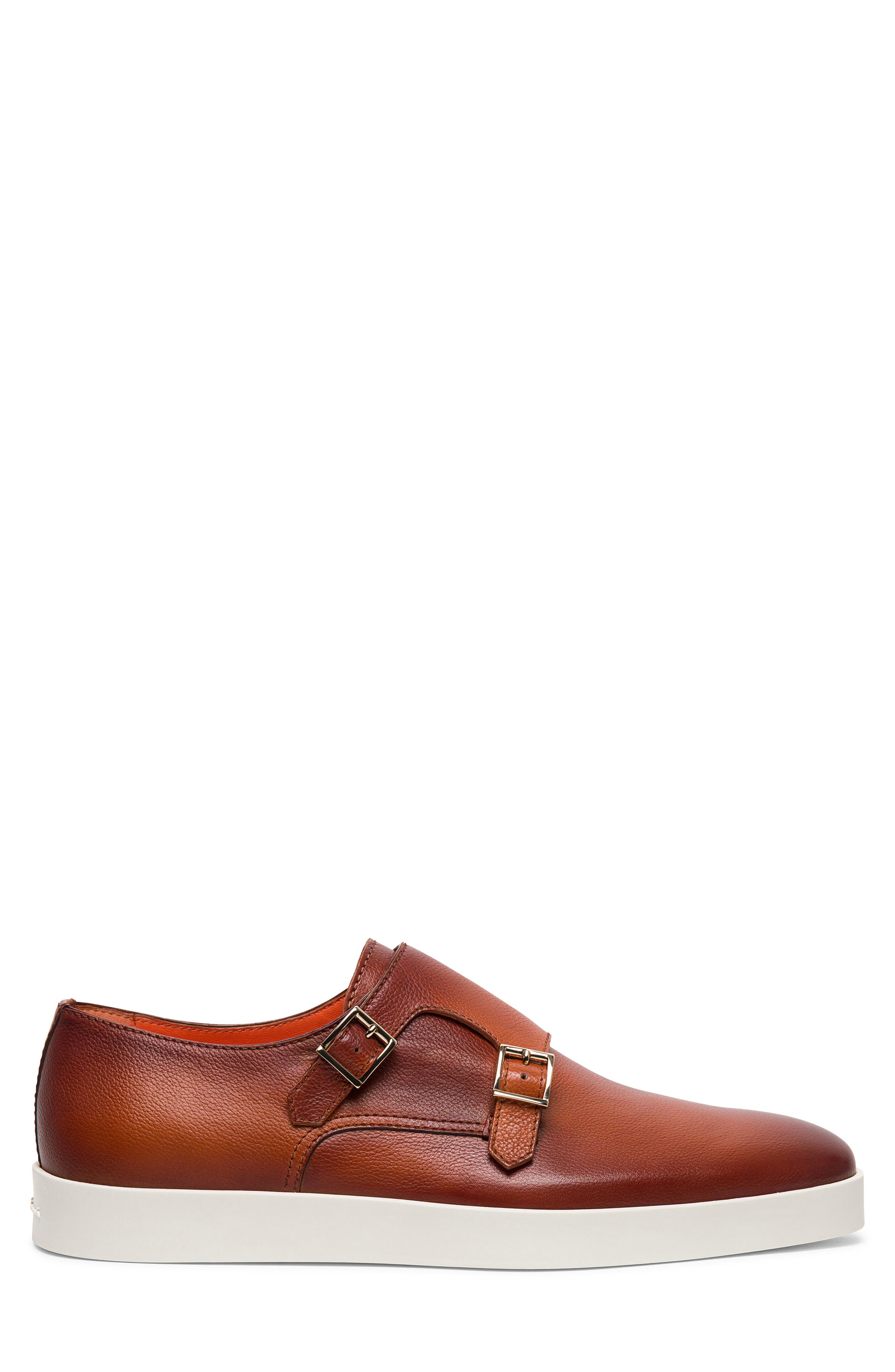 Santoni Bankable Sneaker, Alternate, color, Brown
