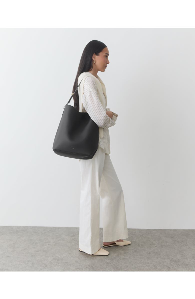 Cuyana Camina Bucket Bag, Alternate, color, Black