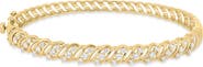Bony Levy 18K Gold Florentine Diamond Bangle Bracelet (Online Trunk Show)