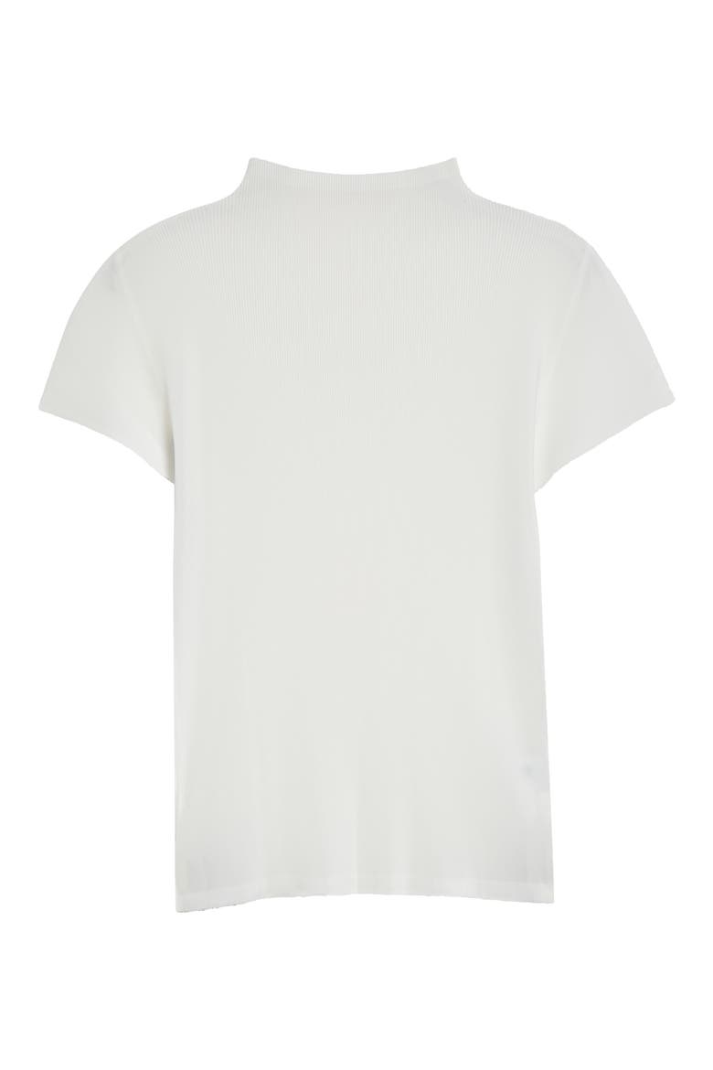 Mist Basics Funnel Neck Top, Alternate, color, WHITE