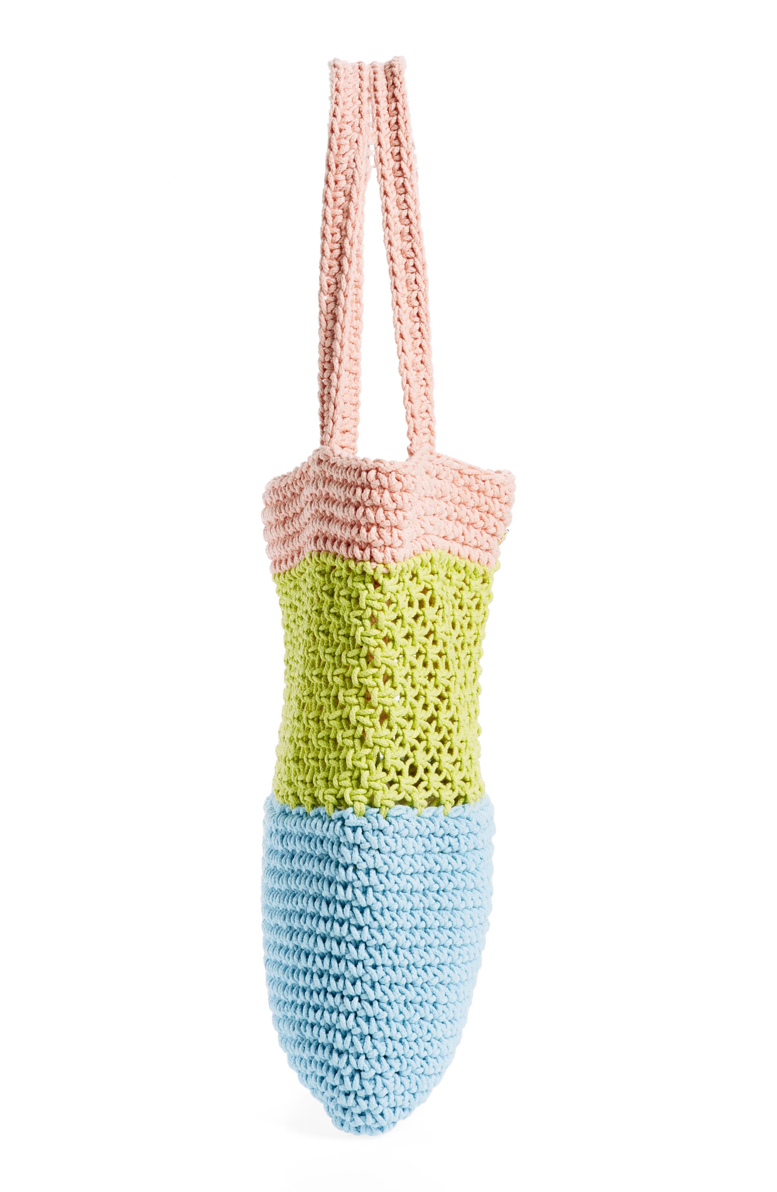 Lele Sadoughi Crochet Tote Bag, Alternate, color, 