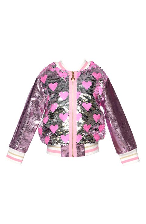 Kids' Heart Sequin Jacket (Little Kid & Big Kid)