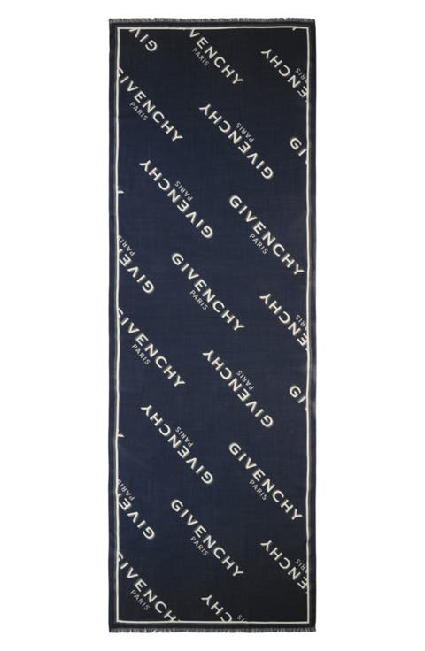 Shadow Logo Silk & Virgin Wool Shawl