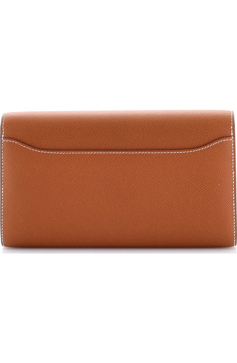 Pre-Owned Hermes Constance To Go Wallet Epsom, Alternate, color, Gold