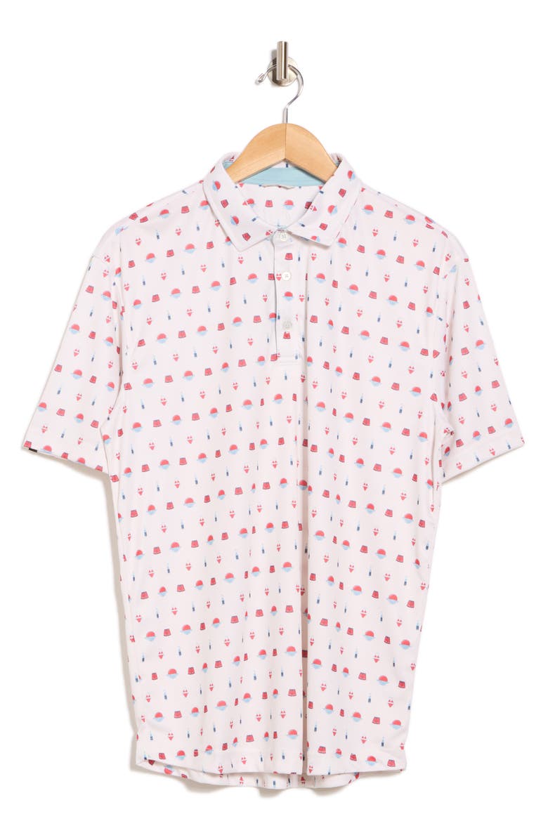 Swannies Quaid REPREVE<sup>®</sup> Recycled Polyester Piqué Polo, Alternate, color, Vntg-Wht