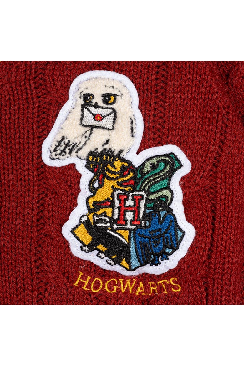 Hedwig Cardigan Sweater, Alternate, color, Hedwig Maroon