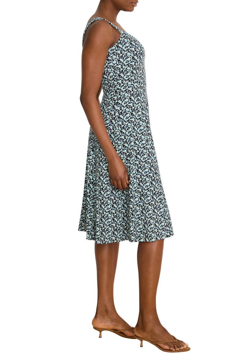 Emma Vines Dress, Alternate, color, AQUA MULTI