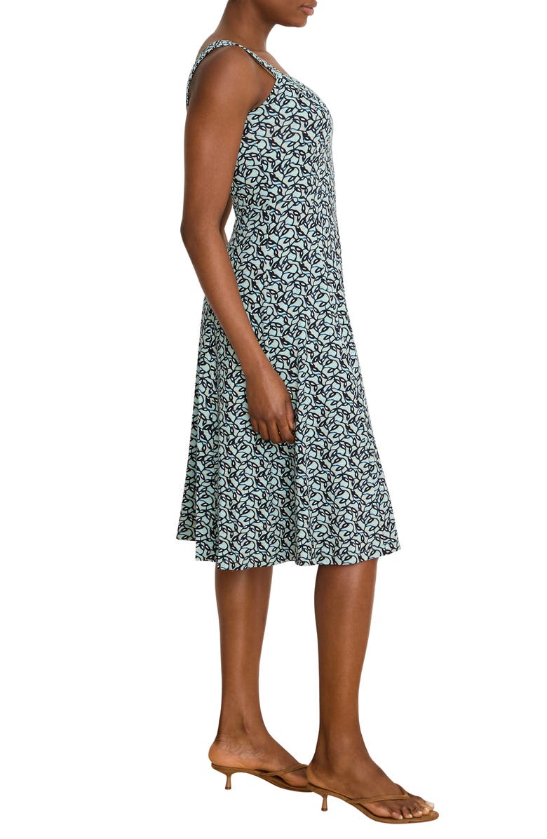 NIC+ZOE Emma Vines Dress, Alternate, color, Aqua Multi