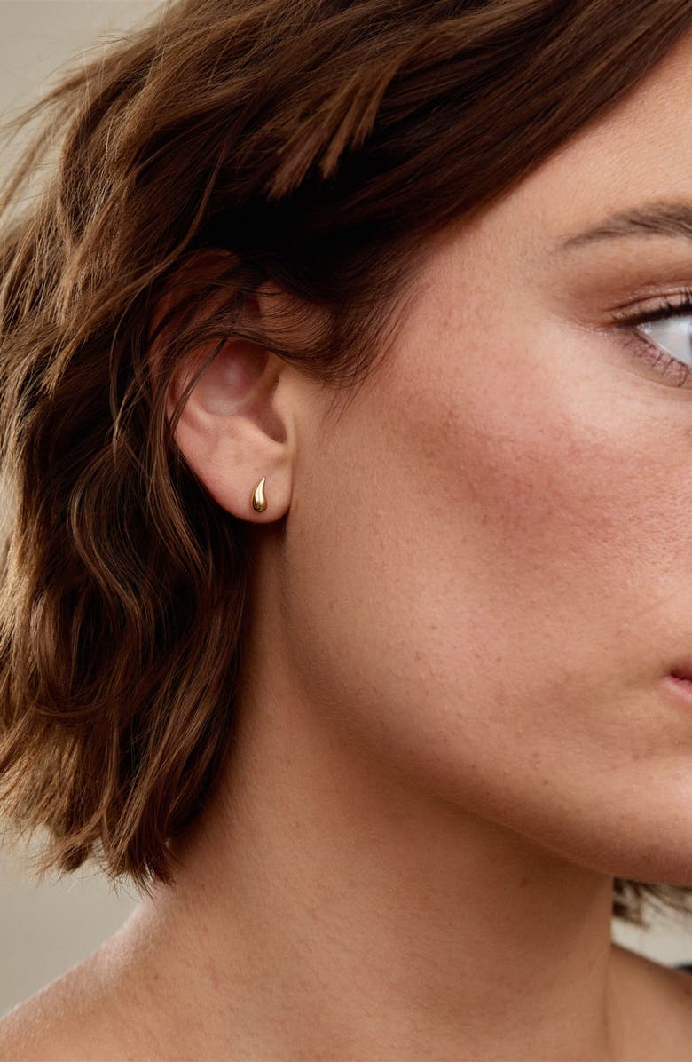 Set & Stones Sevilla Stud Earrings, Alternate, color, Yellow Gold