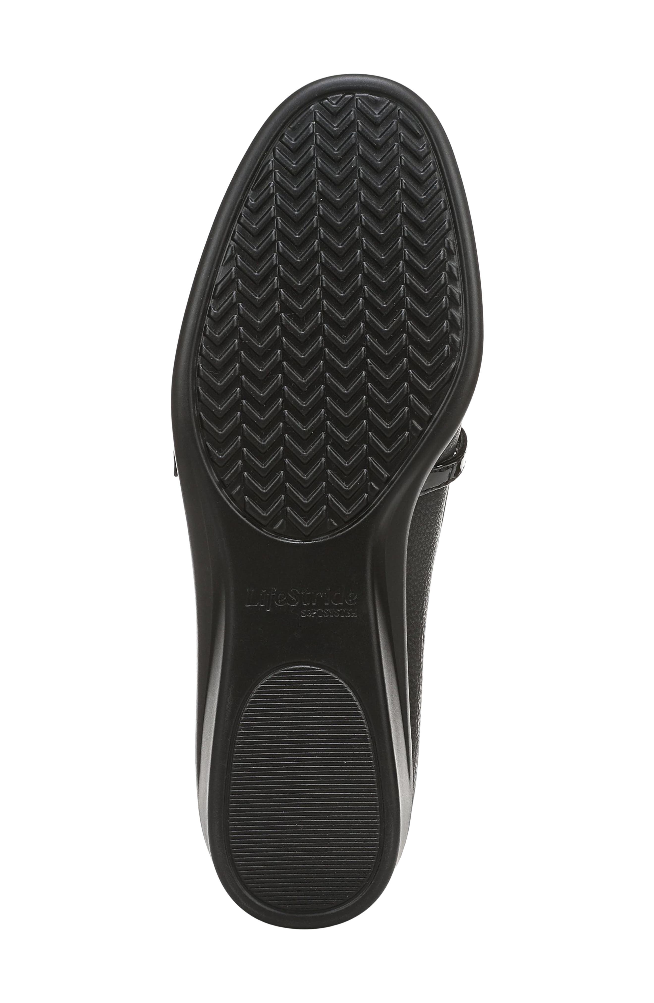 Jolene Mary Jane Wedge Pump, Alternate, color, BLACK