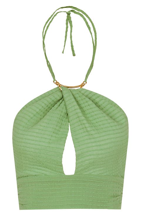 Coco Halter Cover-Up Top