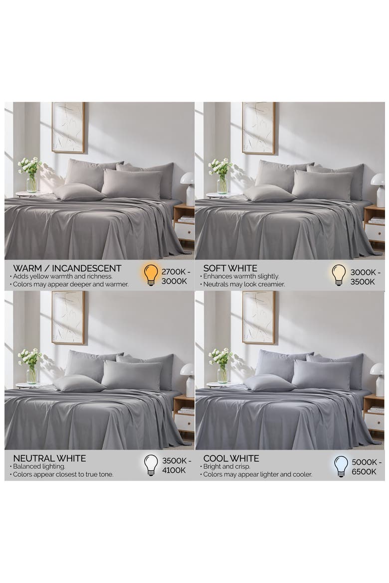 Southshore Essentials Double Brushed 100 GSM Sheet Set, Alternate, color, STEEL GREY