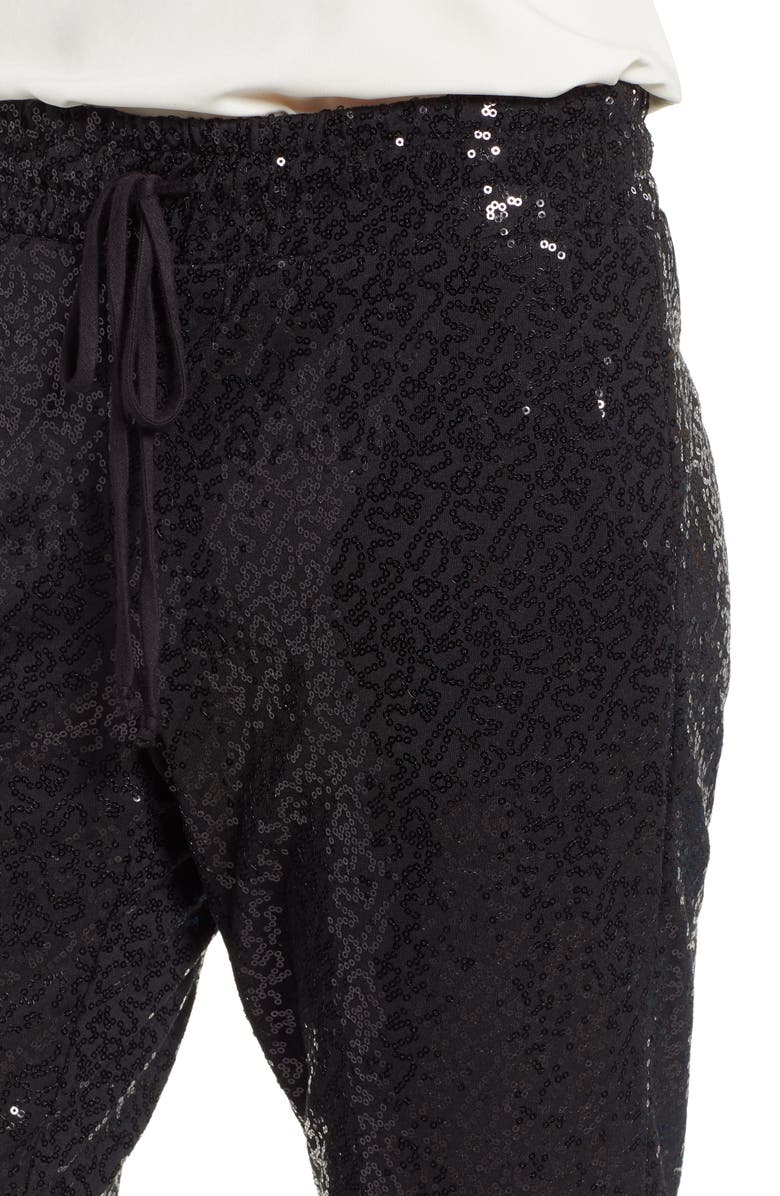 GIBSONLOOK Gibson x Glam Squad Ashley Sequin Jogger Pants, Alternate, color, 