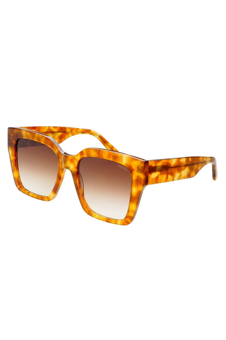 Bon Chic Oversized Square Sunglasses, Alternate, color, Light Tortoise