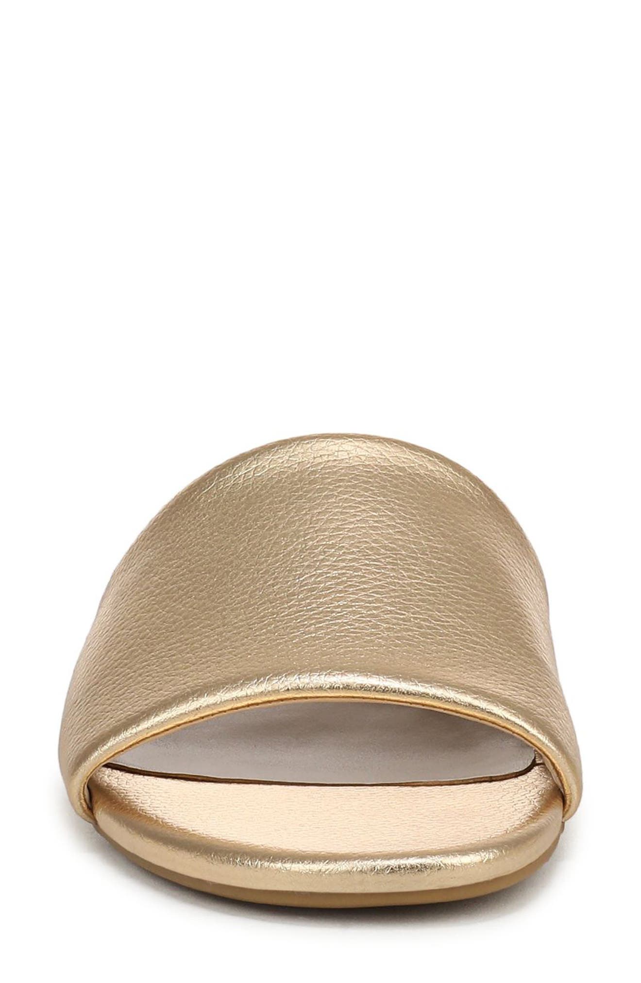 Gillian Slide Sandal, Alternate, color, GOLD