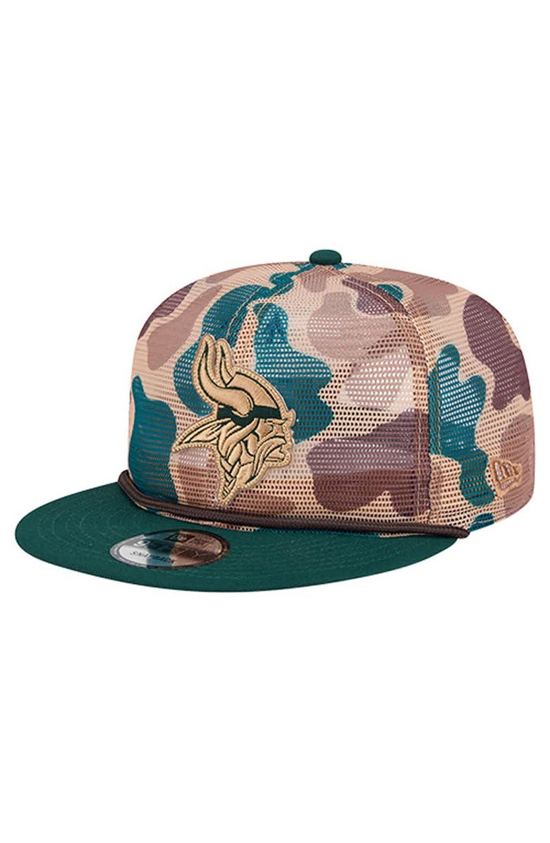 New Era Men
s New Era Camo Minnesota Vikings Duck Camo 9FIFTY Snapback Hat, Main, color, Camo