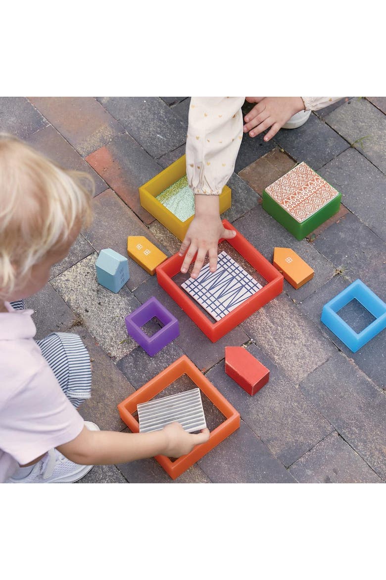 Discovery Squares - Rainbow - 6 Pieces, Alternate, color, Multicolored