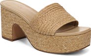 Vince Clarita Woven Platform Sandal