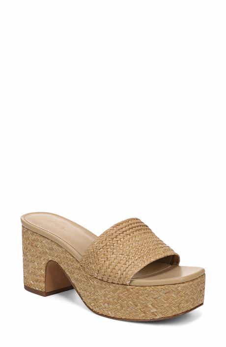 Clarita Woven Platform Sandal