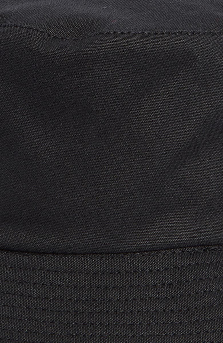 Vince Cotton Canvas Bucket Hat, Alternate, color, Black