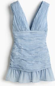 H&M Crinkled Sleeveless Dress