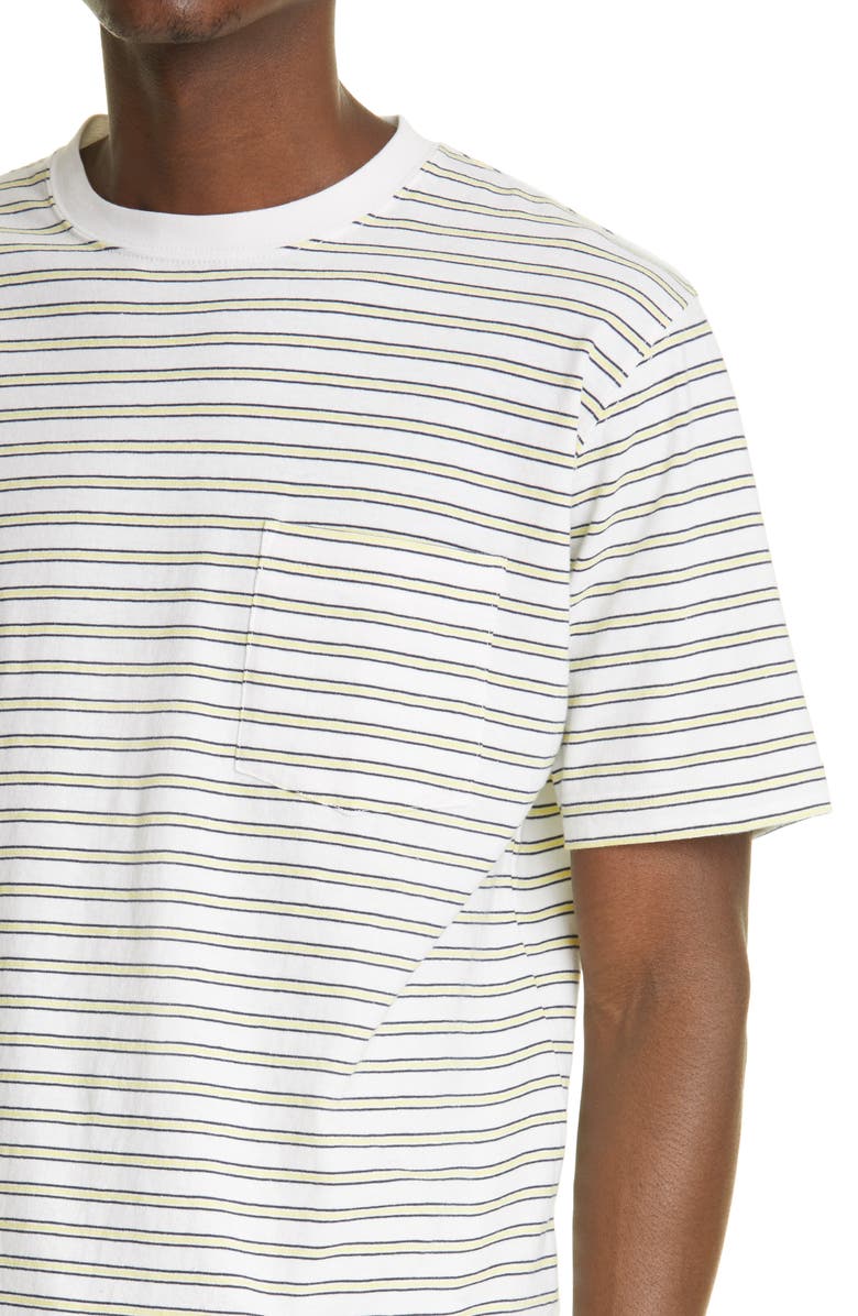 BEAMS Plus BEAMS Stripe Pocket T-Shirt, Alternate, color, 