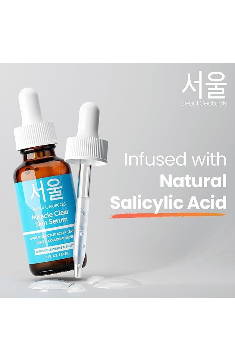 Seoul Ceuticals Miracle Clear Korean Skin Serum, Alternate, color, Clear