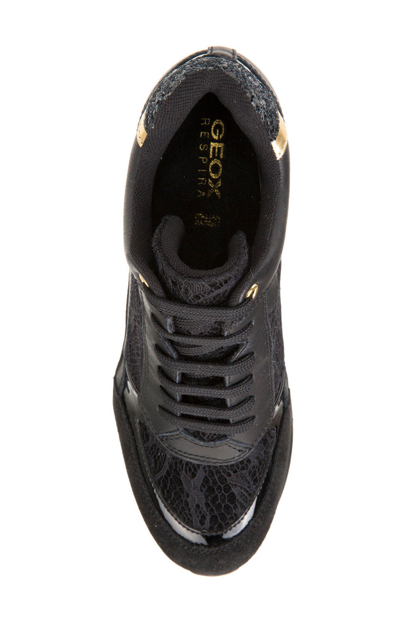 Geox Nydame Wedge Sneaker, Alternate, color, 