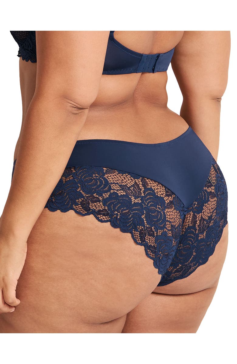 Adore Me Livi Hipster Panties, Alternate, color, Dark Blue