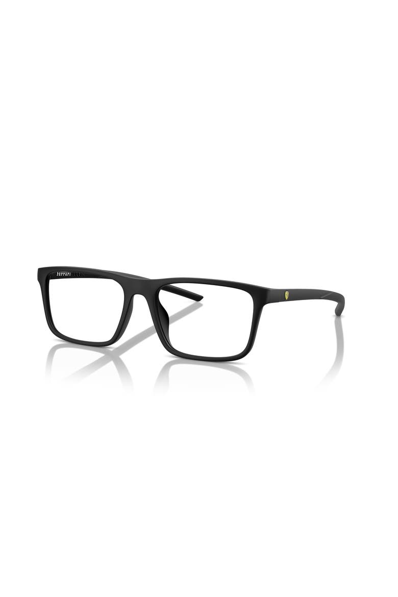 54mm Rectangle optical glasses, Main, color, Black
