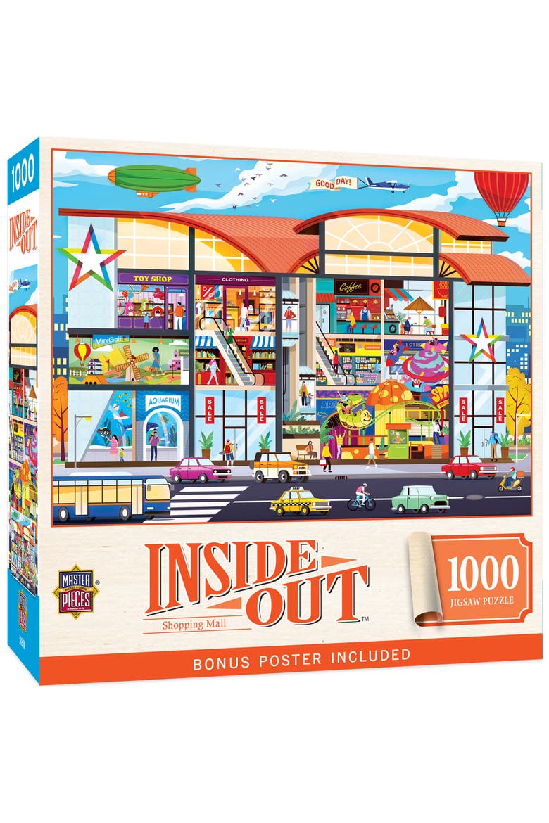 Shopping Mall 1000 Piece Jigsaw Puzzle, Main, color, Multicolor