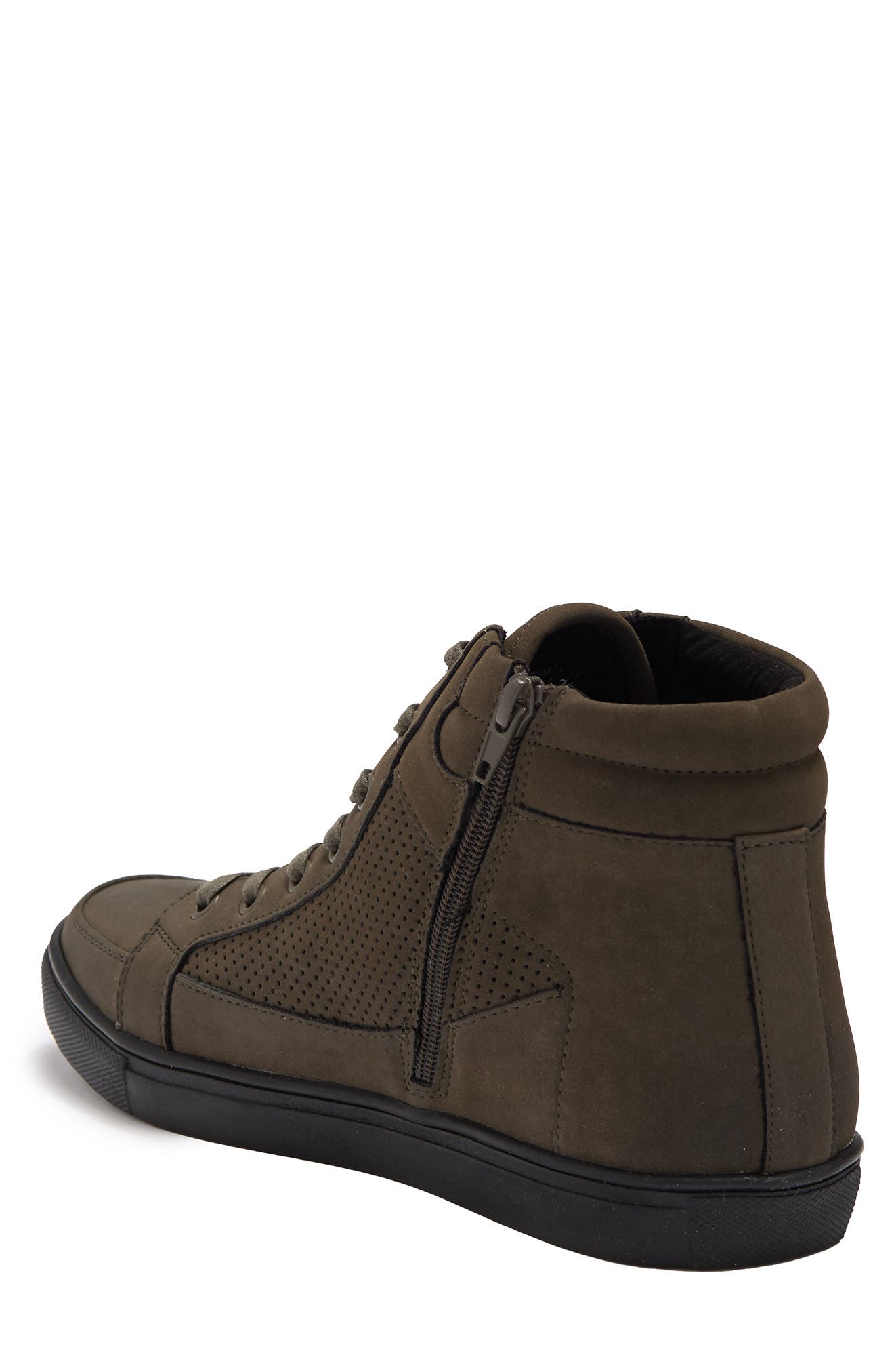 Sander High Top Sneaker, Alternate, color, OLIVE
