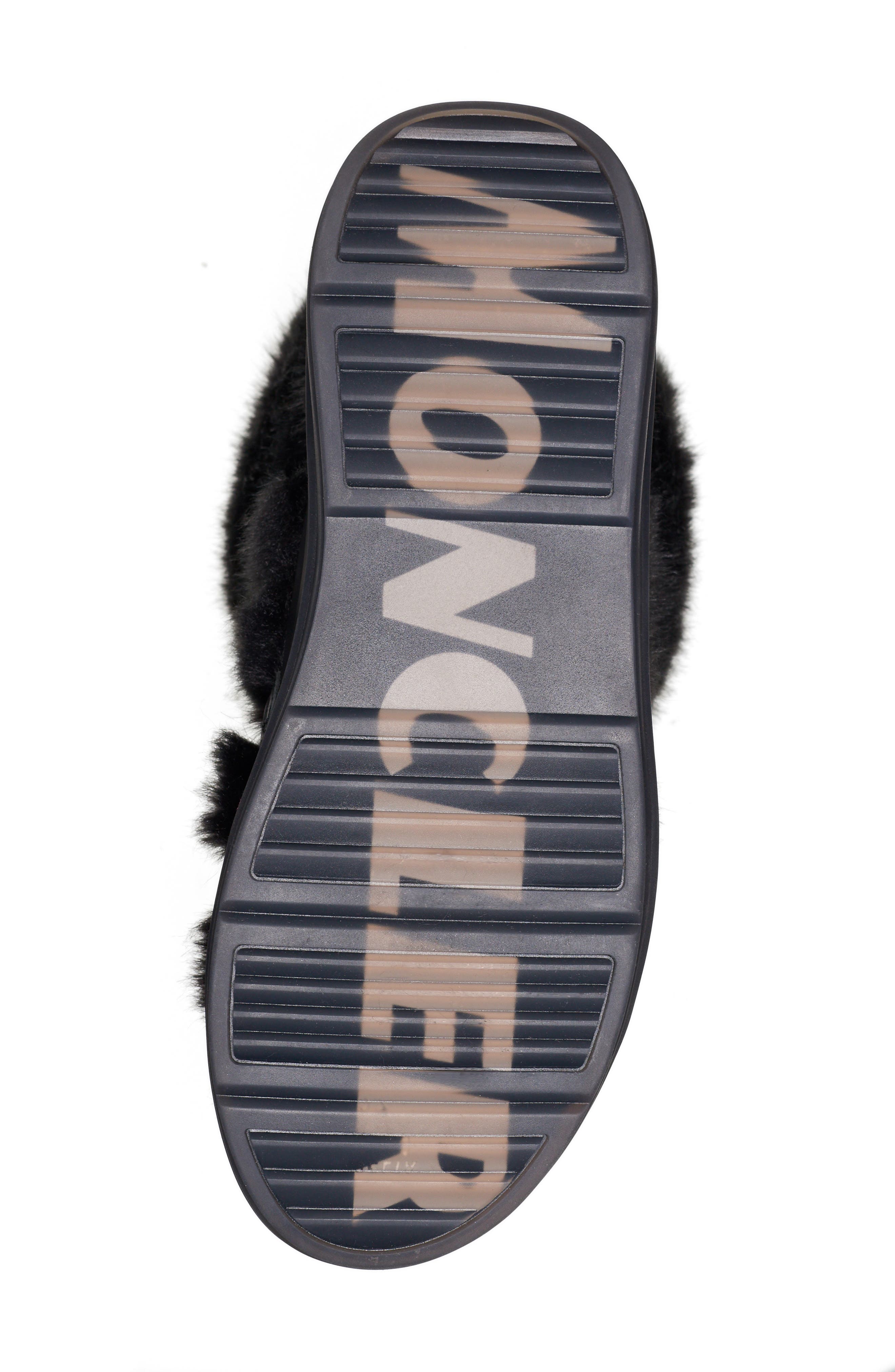 Moncler Insolux Faux Fur Lined Waterproof Snow Boot, Alternate, color, 