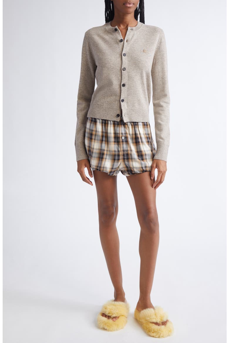 Keny Core Wool & Yak Hair Cardigan, Alternate, color, GREIGE MELANGE