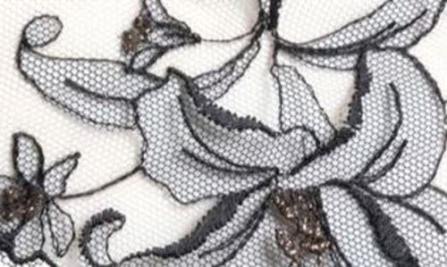 HUNKEMOLLER HUNKEMÖLLER ANOUK EMBROIDERED MESH GARTER BELT 