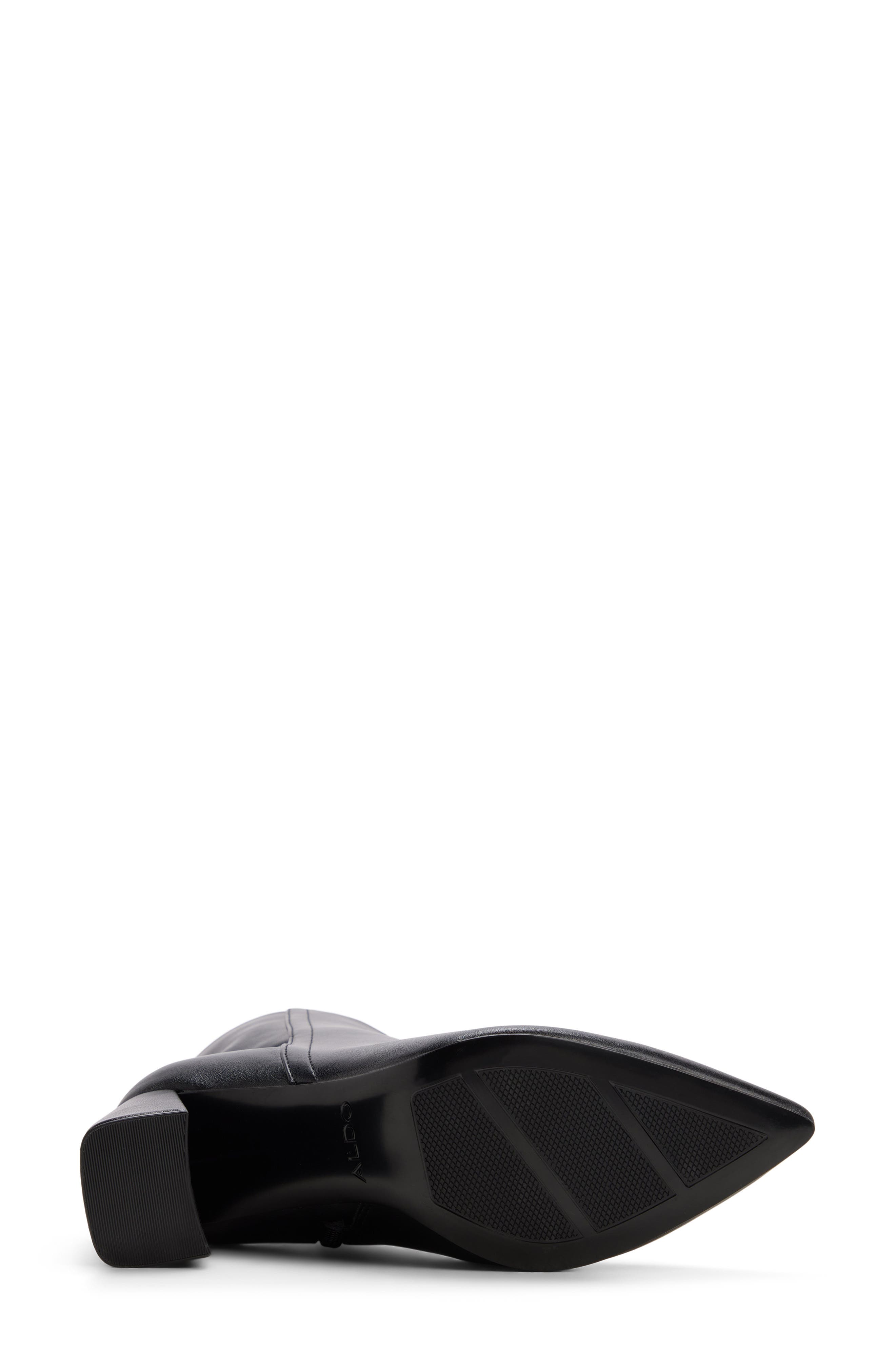 Janb Block Heel Bootie, Alternate, color, BLACK