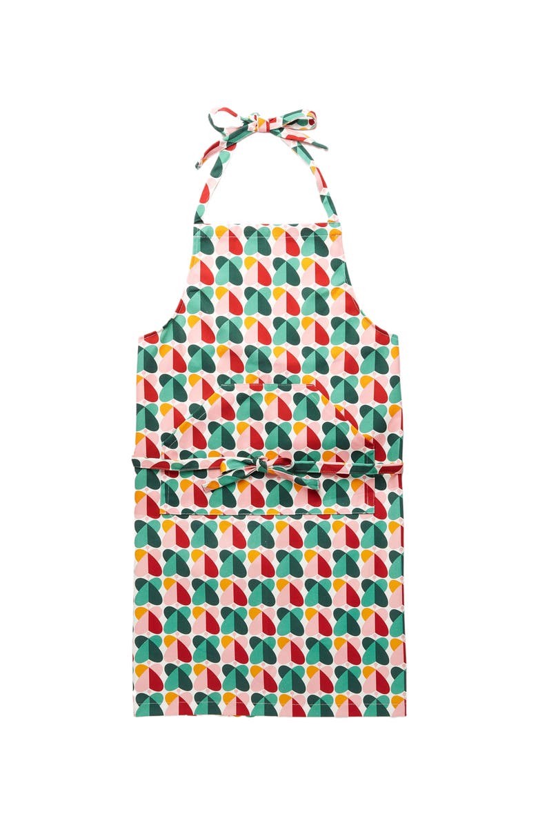 La DoubleJ Apron With Pocket Farfalle Multicolor, Main, color, 