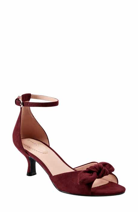 Bandolino Andora Ankle Strap Kitten Heel Sandal