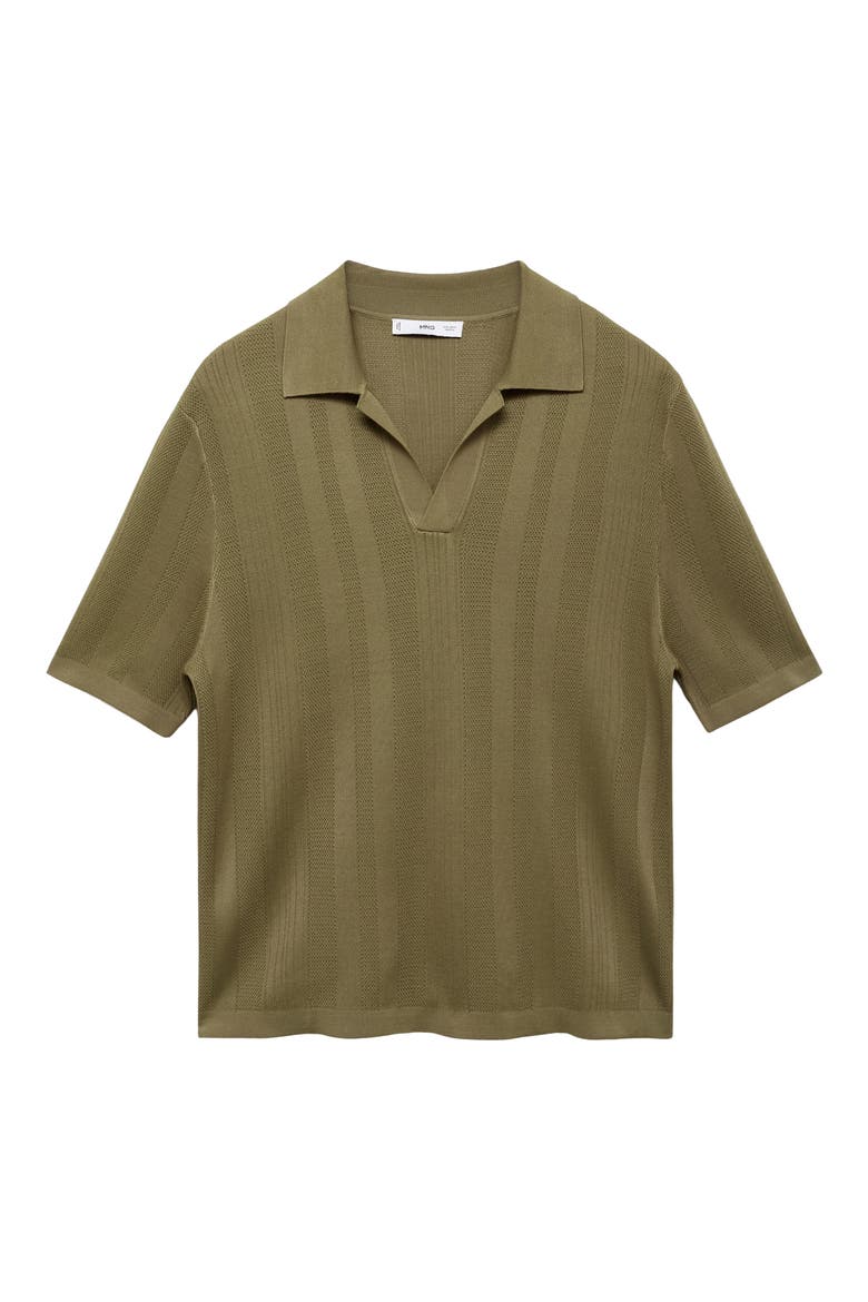 Rib Johnny Collar Polo, Alternate, color, KHAKI GREEN