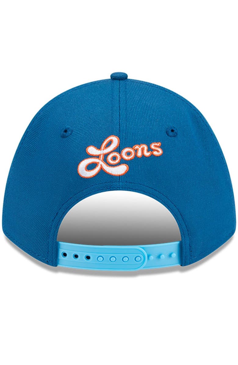 New Era Youth New Era Blue Minnesota United FC 2025 Jersey Hook 9FORTY M-Crown Adjustable Hat, Alternate, color,