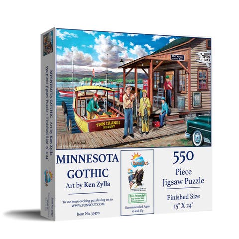 Minnesota Gothic 550 piece Jigsaw Puzzle for Adults